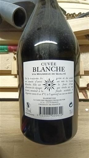 Loiretal Nicht spezifiziert La Cave des Producteurs de Vin Blanche Ohne Jahrgang