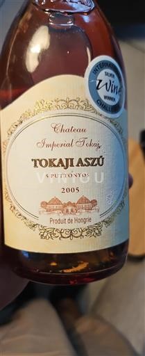 Tokaj Not Specified Château Imperial Tokaji Tokaji Aszú 5 Puttonyos 2005