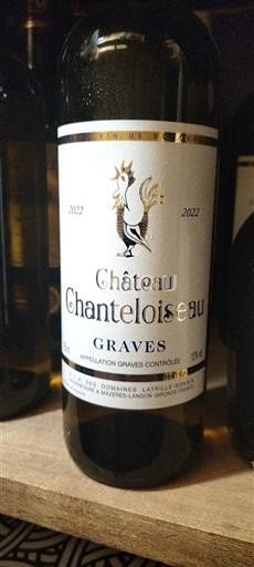 Bordeaux Graves Château Chante l'Oiseau 2022