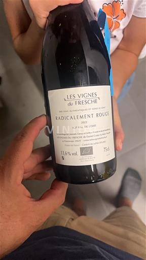 Dolina Loare Les Vignes du Fresche Radicalement Rouge 2022