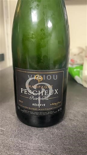 Champaña Champán Pescheux Père & Fils Réserve Sin añada