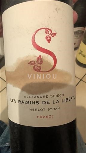 Bordéus Alexandre Sirech Les raisins de la liberté 2020
