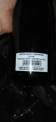 Borgoña Nuits-Saint-Georges Domaine Dupasquier & Fils 2018