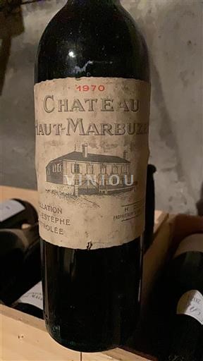 Bordéus Saint-Estèphe Château Haut-Marbuzet 1970
