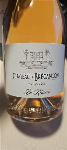 Provansa Côtes-de-Provence Cru Classé Château Brégançon La Réserve Neleten.
