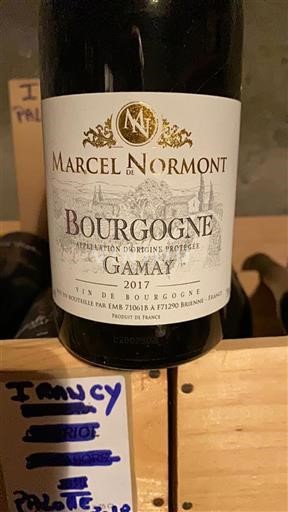 Burgundy Marcel de Normont Gamay 2017