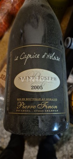 Rona dolina Saint-Joseph Pierre Finon Le Caprice d'Héloïse 2005