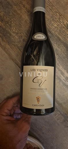 Rhônen laakso Crozes-Hermitage Cave de Tain Les Vignes de 2015