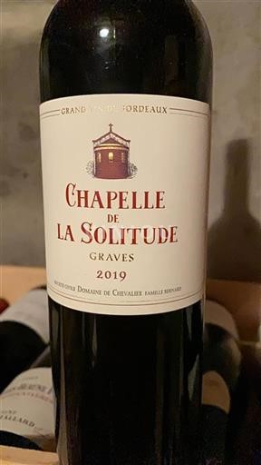 Bordeaux Graves Domaine La Solitude Chapelle de la Solitude 2019