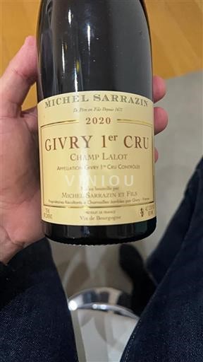 Burgundy Not Specified Premier Cru Michel Sarrazin et Fils Champ Lalot 2020