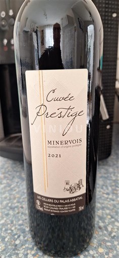 Linguadoca Minervois Les Celliers du Palais Abbatial Prestige 2021