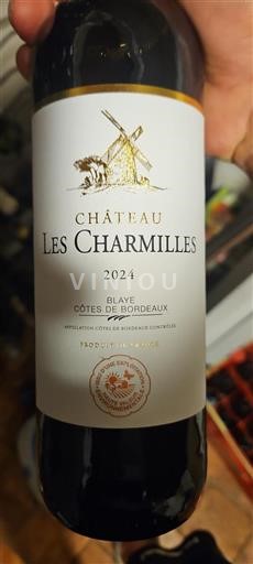 Bordeaux Blaye-Côtes-de-Bordeaux Château Les Charmilles 2024