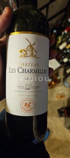 Burdeos Blaye-Côtes de Burdeos Château Les Charmilles 2024