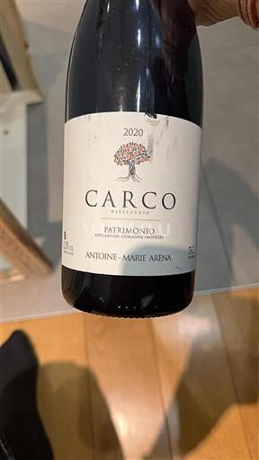 Corsica Patrimonio Antoine-Marie Arena Carco 2020
