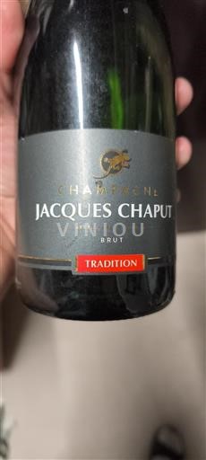 Champaña Champán Jacques Chaput Tradition Sin añada
