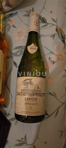 Savoie và Bugey Apremont Château La Violette 2023
