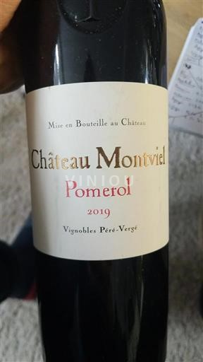 Bordeaux Pomerol Château Montviel 2019