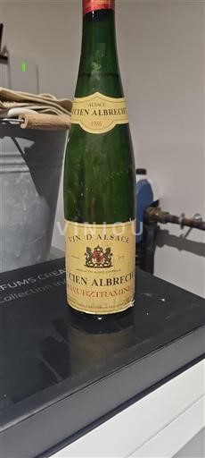 Alsace Château Lucien Albrecht Gewurztraminer 1986