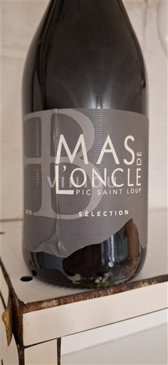 Languedoc Pic-saint-loup Mas de l'Oncle Sélection 2018