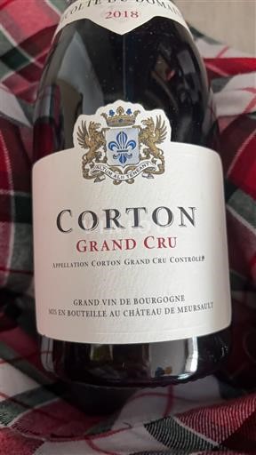 Borgogna Corton Grand Cru Château Meursault 2018