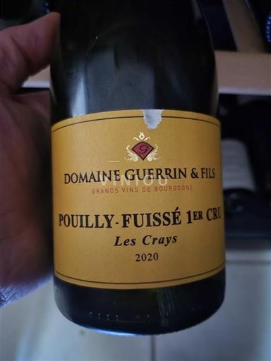 Burgundy Pouilly-Fuissé Premier Cru Domaine Guerrin & Fils Les Crays 2020