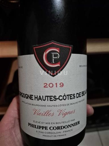 Burgundy Not Specified Philippe Cordonier Vieilles Vignes 2019
