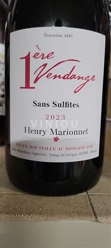 Thung lũng sông Loire Touraine Henry Marionnet 1ère Vendange 2023