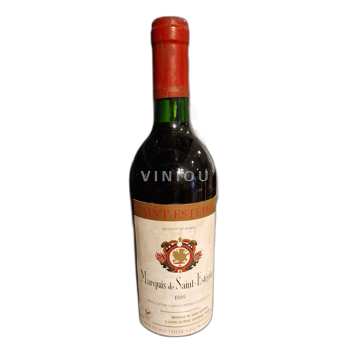 Bordeaux Saint-Estèphe Marquis de Saint Estèphe 1989