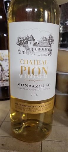 Sydväst Monbazillac Château Pion 2016