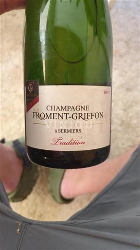 Champaña Champán Premier Cru Froment-Griffon Tradition Sin añada