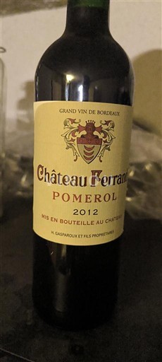 Bordéus Pomerol Château Ferrand 2012