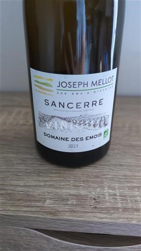 Loire Valley Sancerre Joseph Mellot Domaine des Emois 2023