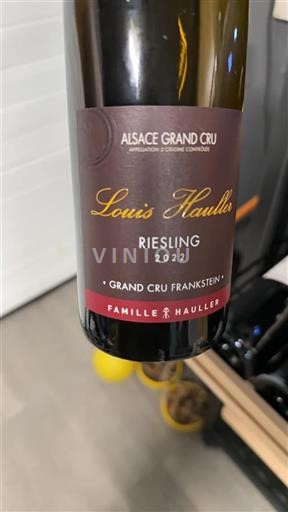 Alsace Alsace Grand Cru Grand Cru Louis Hauller Grand Cru Frankstein 2022