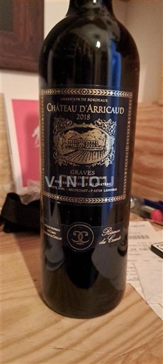 Bordeaux Graves Château Arricaud 2018