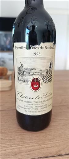 Bordeaux Premières-Côtes-de-Bordeaux Château La Salette 1996