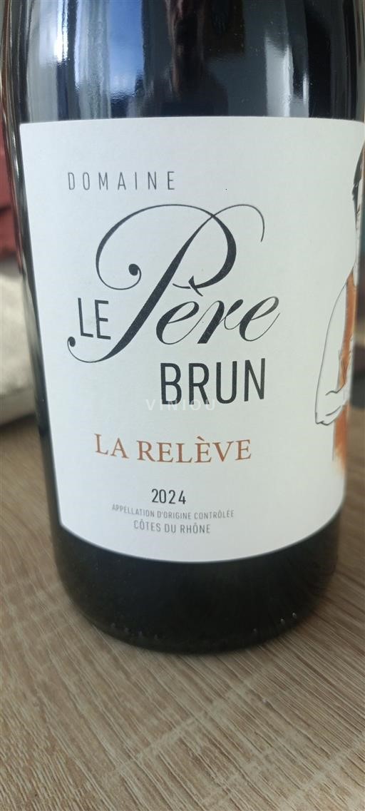 Rona dolina Côtes-du-Rhône Domaine Le Père Brun La Relève 2024