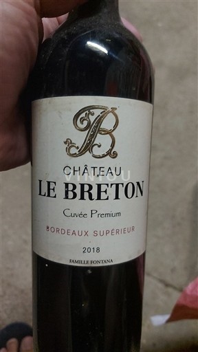 Bordeaux Bordeaux Supérieur Château Le Breton Premium 2018