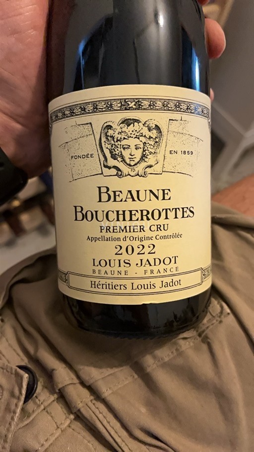 Bourgondië Beaune Premier Cru Louis Jadot Boucherottes 2022
