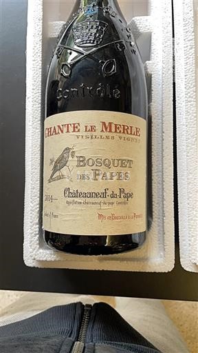 Rhône-dalen Châteauneuf-du-Pape Bosquet des Papes Chante le Merle Vieilles Vignes 2014