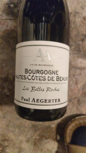 Burgundi Määrittelemätön Paul Aegerter Les Belles Roches 2023