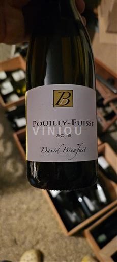 Burgundi Pouilly-fuissé David Bienfait 2019