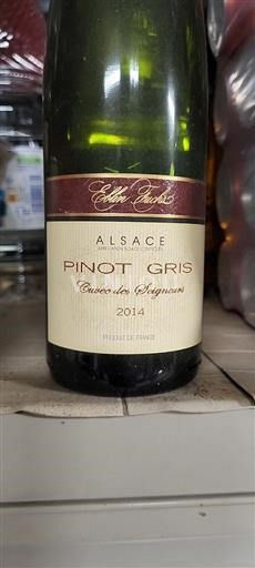 Alsace Pinot grigio Eblin-Fuchs des Seigneurs 2014