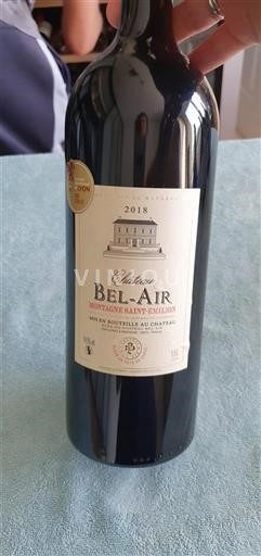 Bordeaux Montagne-saint-émilion Château Bel-Air 2018