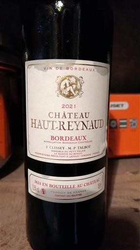 Bordeaux Château Haut-Reynaud 2021