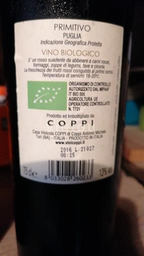 Apulia No especificado Coppi 2016