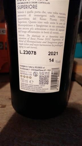 Marche Rosso Piceno Velenosi Solestà 2021