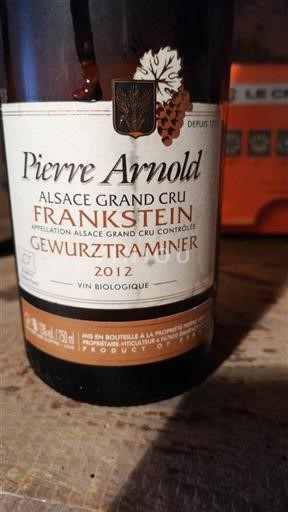 Alsace Not Specified Grand Cru Pierre Arnold Gewurztraminer 2012