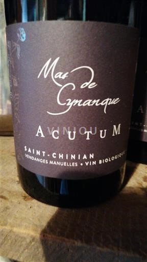 Languedoc Saint-Chinian Mas de Cynanque Acutum Niet-geïntegreerd