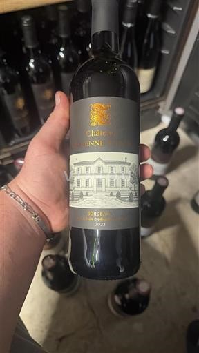 Vin Rouge sec Château L'Ancienne Tuilerie 2022 France Bordeaux AOC