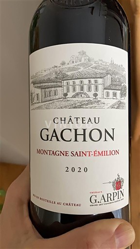 Bordeaux Montagne-Saint-Émilion Château Gachon 2020